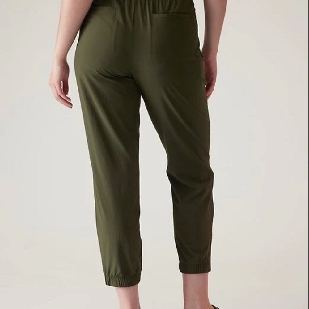 Brooklyn Heights High Rise Jogger size 14 TALL Aspen Olive - Picture 3 of 9